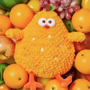 JOJO CASTLE Hot Sale Stuffed Chicken&Leg Chicken Super Soft Chick Dolls Cartoon Simulation Fruit Animals Toys Pillow Creative Birthday Gifts for Girlfriend Children