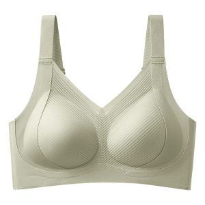 บราไร้โครงสำหรับหน้าอกแบน 40-100 กก. ไซส์ ABC ปรับได้ ไร้ตะเข็บ นุ่มสบาย รองรับ ป้องกันการหย่อนคล้อย ช่วยจัดทรง