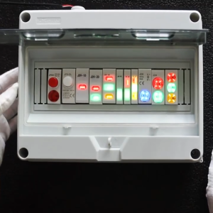 VANEAIMS JD9 DIN Rail LED Indicator Light AC/DC 12V 24V 230V Single Dual Triple Signal Pilot Lamp for Electrical Panel