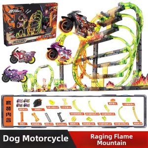 KIDCHO | Bộ Đồ Chơi Đường Đua Thông Minh Xe Máy cho Bé Trai