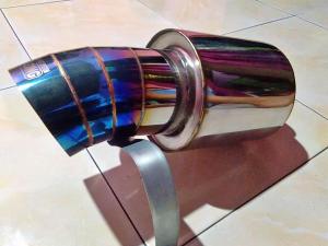 muffler mobil racing seri pendek bas gahar hard brio jazz dll