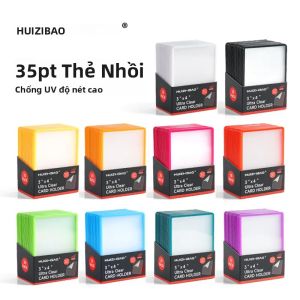 Thẻ Giao Dịch Chất Lượng Cao 3"x 4" 35PT - Bộ Bảo Vệ Thẻ Tương Thích Hàng Đầu Cho Pokemon YuGiOh Magic MTG - Gói 1000