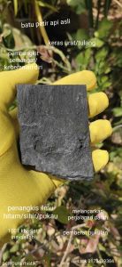 raw batu petir api 100% asli