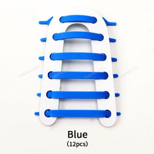 12Pcs Silicone Shoelaces for Shoes Elastic Laces Sneakers No Tie Shoe laces Kids Adult Rubber Shoelace One Size Fits All Shoes