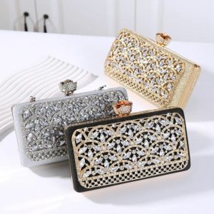 JT002- Dompet Pesta Wanita Elegan Import (Tali Rantai)