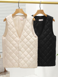 Áo Khoác Cotton Lông Vũ Nhẹ Cho Nữ Cổ Chữ V Áo Khoác Ngoài Mùa Thu Đông Áo Khoác Ngoài Thời Trang Thường Ngày Có Túi