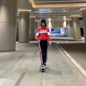 ＜915＞ Square Dance Clothing New Suit Womens Walking Dance Group Fitness Hip Hop Shuffle Dance Sports Casual Dance Clothing