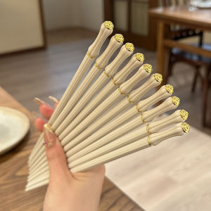 Anti-Slip Alloy Chopsticks in Macaron Colors by Laobanjia Home New Life into Dining Table Creative Design Cutlery from China