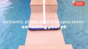 Swimming Pool Brush Head For Floor Wall Cleaning Tool Pool Broom Pro Pool Brush 18"Aluminum