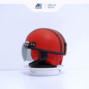 Helm Pelindung Kepala Anak Chips untuk Umur Usia 1-5 Tahun Polos Garis Mocca Hitam AINAMA