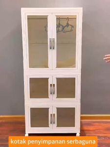 Lemari Pakaian Susun Gantung Lemari Pakaian Plastik Lipat Multifungsi Lemari Pakaian Pengatur Multifungsi Kotak Penyimpanan Storage Box