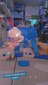 MAINAN BUBBLE GUN GELEMBUNG BAZOOKA JUMBO 32 LUBANG FREE 2 BOTOL CAIRAN  / TEMBAKAN BAZOOKA GELEMBUNG UKURAN BESAR