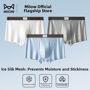 MiiOW | Mens Ice Silk Underwear Breathable Thin