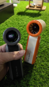 Elysium Portable Handheld Mini Fan 5 Gear Strong Wind Clip On Carabiner Fan Jetstream Mini