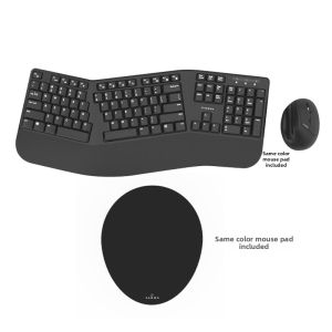 Sanwa Supply | Wireless Ergonomic Silent Keyboard and Mouse Set