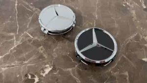01 chiếc Logo chụp mâm ốp lazang bánh xe ô tô Mercedes Benz BENZ75