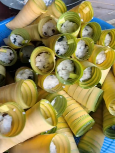 Combo 10 Bánh Dừa Nếp Đậu Bến Tre GIAO MIỀN NAM Đặt Mới Gói Hàng - CONOCSHOP