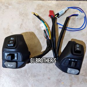 1 Set Holder Saklar Yamaha Aerox Basic Original Custom Pass Beam Vietnam Hazard Lampu Off Engine Cut Off Socket Custom PNP Mio Series / Xeon / Soul GT / Jupiter MX dll