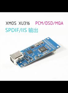 XMOS XU316 Giao Diện Kỹ Thuật Số USB Đồng Trục IIS 32bit 768K DSD512 MQA Đầu Ra DAC Tương Thích Thẻ USB Amanero Dành Cho Những Người Đam Mê Âm Thanh