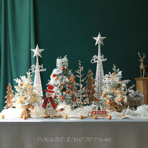 Christmas Decorative Accessories Creative Scene Arrangement Tabletop Hotel Front Desk Festive Atmosphere Decoration Set