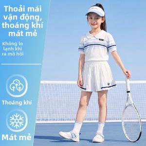 Moonkids | Bộ Đồ Tập Cầu Lông Phong Cách Mùa Hè Cho Bé Gái