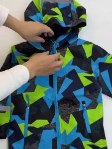 Autumn Winter Boys Windbreaker Jackets Polar Fleece Coats Kids Outerwear Sport Hoodie Clothes Double-deck Waterproof Jacket