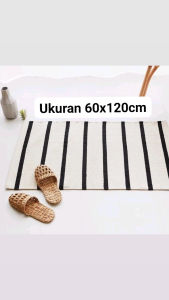 keset handuk kaki black with