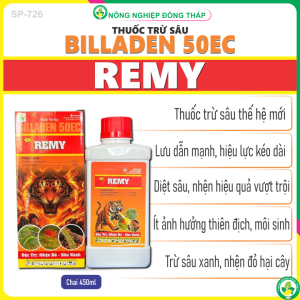 Thuốc Trừ Sâu BILLADEN 50EC Hiệu REMY – Đặc Trừ: Nhện Đỏ Sâu Xanh (Chai 450ml)