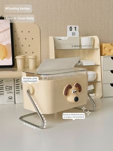 BOZHI | Cream Stylish Rotating Tissue Box