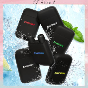 THREE 3 Black Packaging Double Hole Vitality Oil Energy Bar Cooling Nostril Nasal Inhaler Multiple Flavors Multi-Purpose