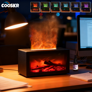 Máy Tạo Độ Ẩm Mini Air Aroma Máy Khuếch Tán Tinh Dầu Có Đèn Ngủ LED Máy Tạo Độ Ẩm Siêu Âm Không Cháy Hương Liệu Tại Nhà Cho Phòng Ngủ