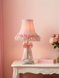 OUCHAO | Elegant French Lace Princess Atmosphere Table Lamp