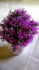 MPPT31 Pot Tanaman Hias Bunga Hias Plastik Ornamen Pot Bonsai Artificial Flower Decoration