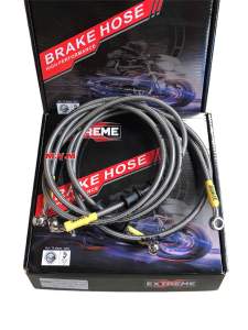 EXTREME - SELANG REM SET DEPAN BELAKANG COPY TDR/ KTC TYPE NON ABS PNP YAMAHA NMAX OLD DAN NMAX NEW 2020-2024 NO ABS EXTREME