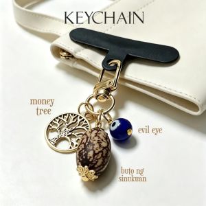 Money Tree Buto ng Sinukuan Evil Eye Protection & Lucky Keychain