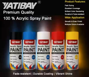 400ML  ACRYLIC SPRAY PAINT FAST DRYING FOR QUICK RESULTS 1 PIECE PREMIUM QUALITY