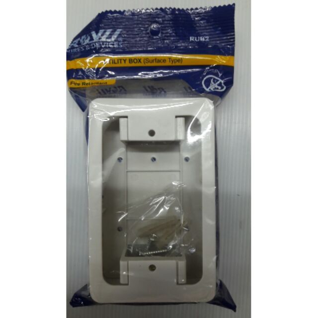 Royu Modular Utility Box ROYU UTILITY PVC SWITCH BOX SURFACE TYPE | Lazada PH