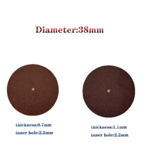 100PCS Dental Resin Grinding Separating Disc Abrasive Wheel Separating Metal Alloy Diameter 38mm Thickness 0.7mm1.1mm