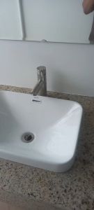 VÒI RỬA MẶT nóng lạnh THÂN THẤP SUS 304-401B