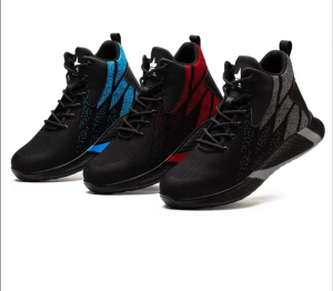 Fashion Mens Steel Toe Cap Safety Shoes Outdoor Breathable Non-slip Anti smashing and Anti Piercing Work shoes Original