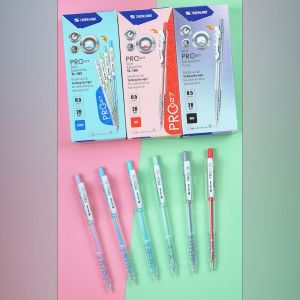 Combo 20 Bút bi Thiên Long PRO 027 ngòi cao cấp 0.5mm thân bút màu pastel thời trang tự động thu ngòi TL-105