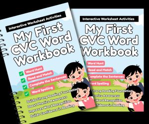 My First CVC Activity Workbook/Preschool/Kinder Activity Book