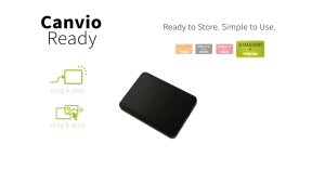 USB 3.0 Toshiba Canvio Portable External Hard Drive 1TB/2TB HDD Compatible with Laptop/PC Windows & Android