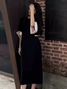 XIYUQI | Elegant and Simple Black Dress