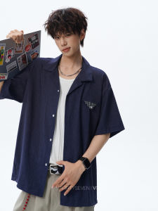 V37 | Solid Color Drawstring Hem Loose Casual Shirt