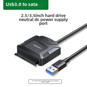Green Link USB to SATA Hard Disk Data Cable USB to Serial Hard Disk USB to IDE SATA 2.5 Laptop 3.5 Mechanical Hard Disk Data Reader Hard Disk Box Shell