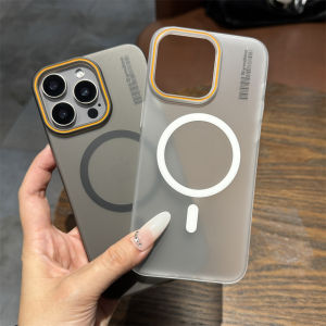 เคสผิวด้าน แม่เหล็ก ชาร์ได้ สำหรับ Realme 15 Pro 14 Pro Plus Neo 7 Gt 7 Pro ใสกันกระแทก