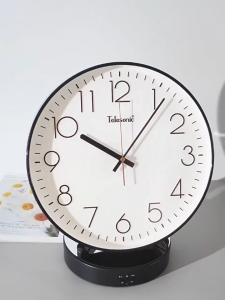 12 Inches Wall Clock: A Modern Minimalist Living Room Decor