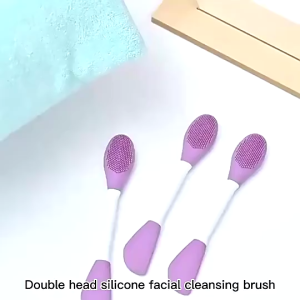 LIFE! 2in1 Portable and Lightweight Silicone Facial Brush for Easy Mask Application 1piece