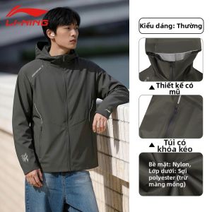 Li-Ning | Áo Khoác Chống Gió Nylon Siêu Nhẹ 7D